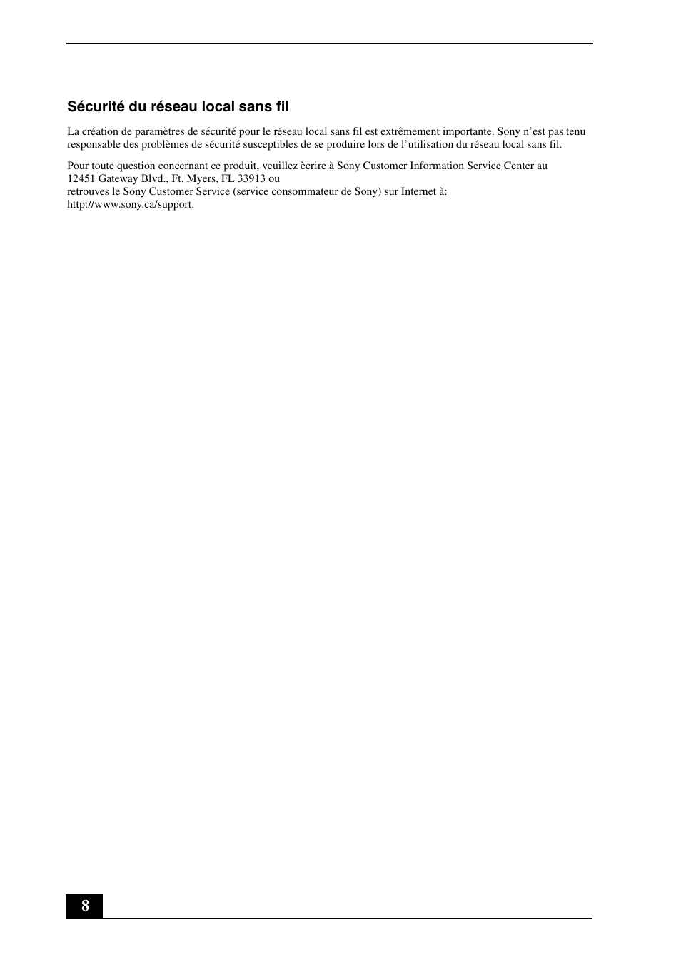 Sony VGN-TX650P User Manual | Page 8 / 20