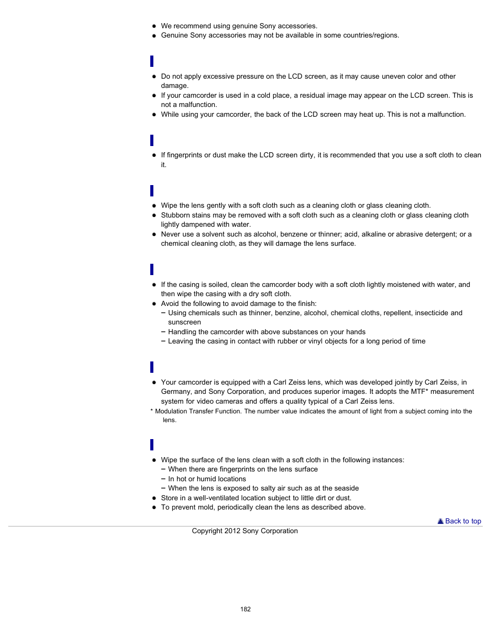 Sony HDR-PJ200 User Manual | Page 189 / 202