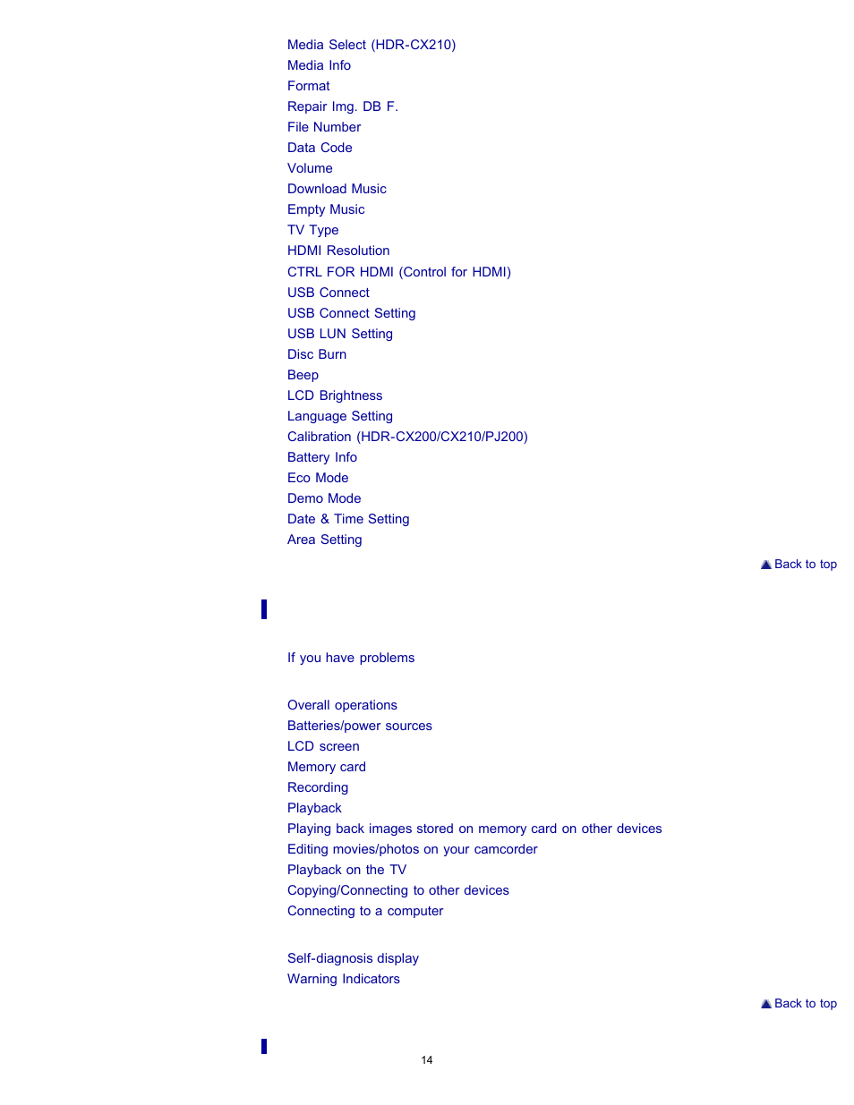 Sony HDR-PJ200 User Manual | Page 21 / 202