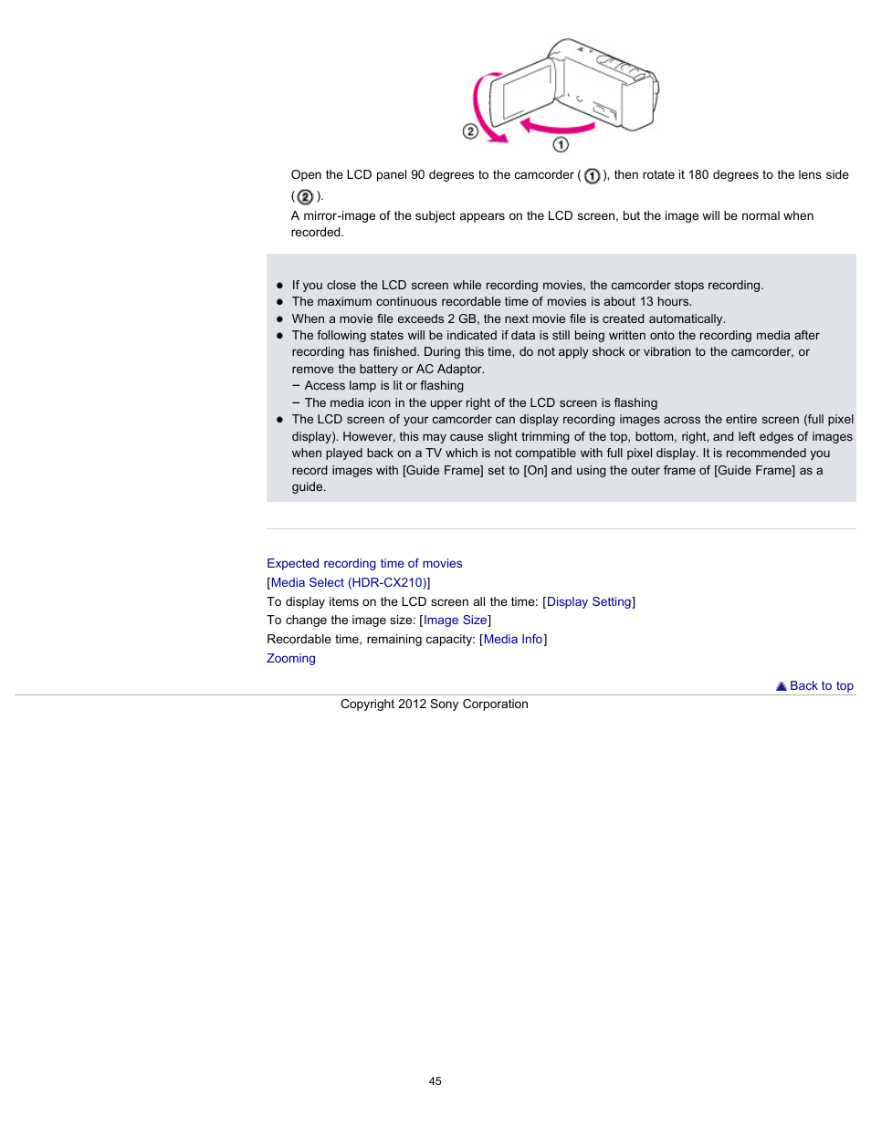 Sony HDR-PJ200 User Manual | Page 52 / 202