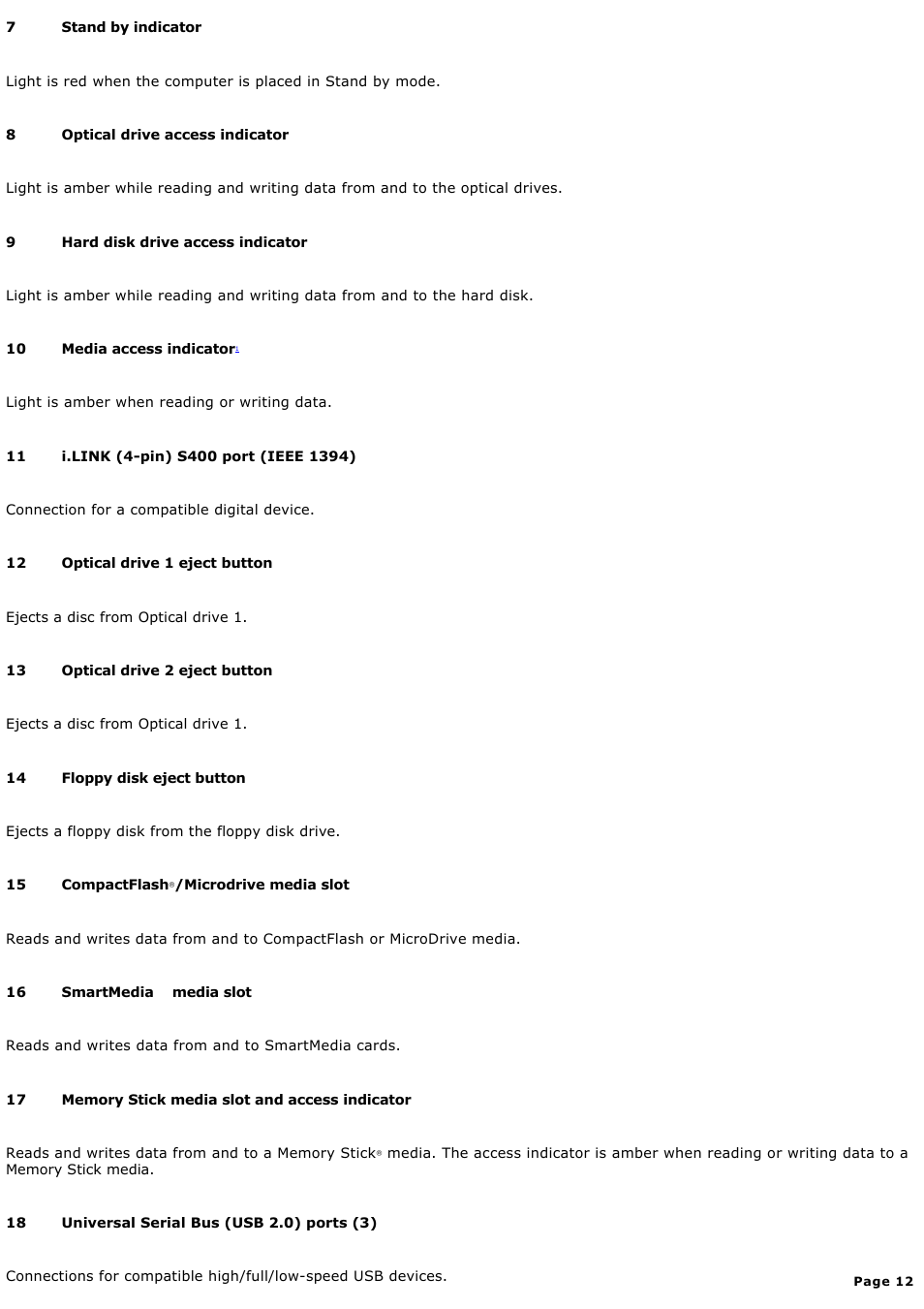 Sony PCV-RZ51 User Manual | Page 12 / 245