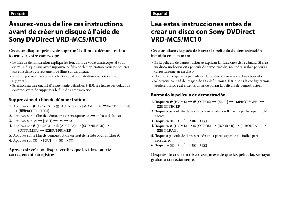 Sony HDR-XR100 User Manual | Page 2 / 2