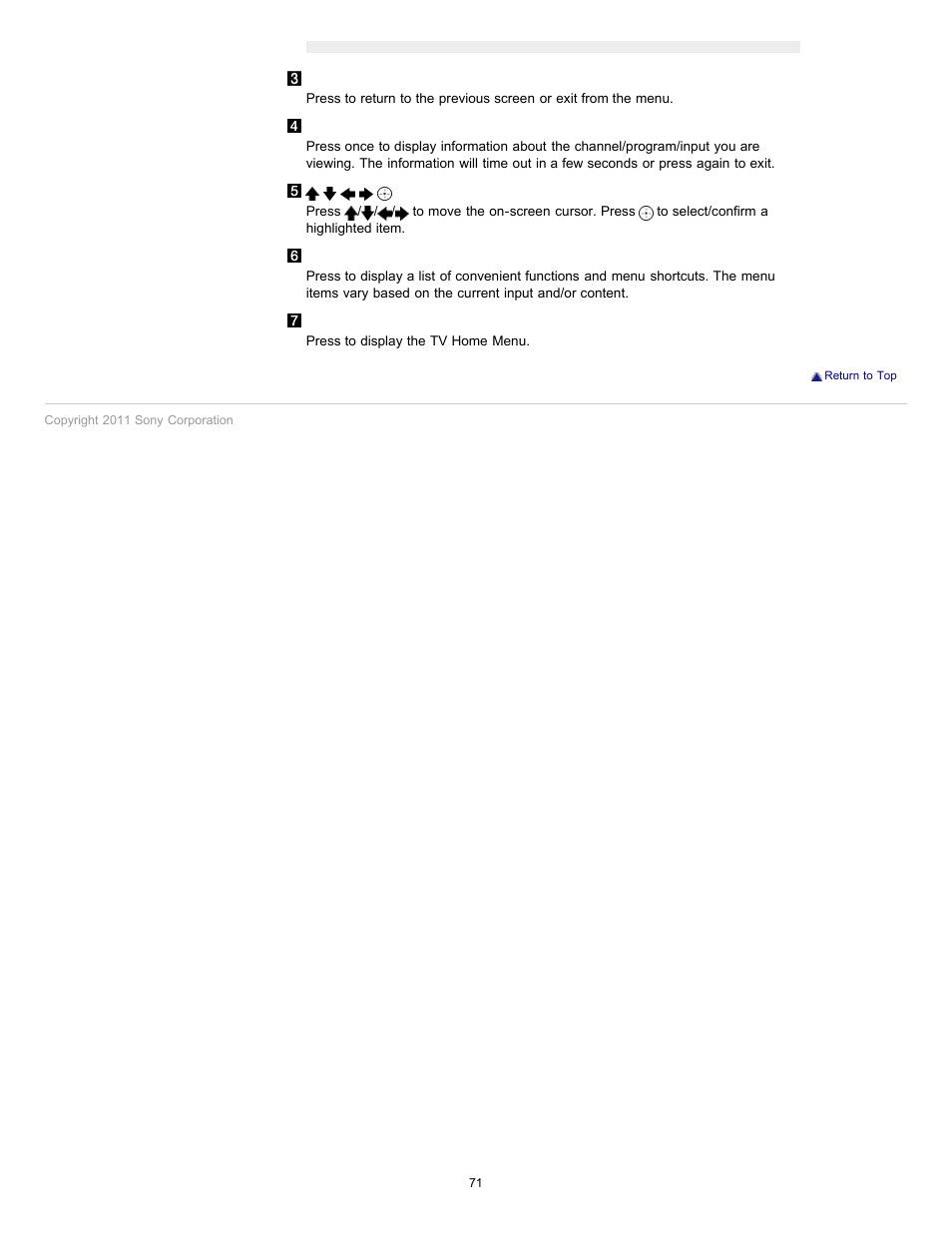 Sony KDL-32EX523 User Manual | Page 71 / 158