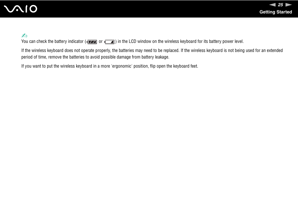 Sony VGC-LT18E User Manual | Page 25 / 191