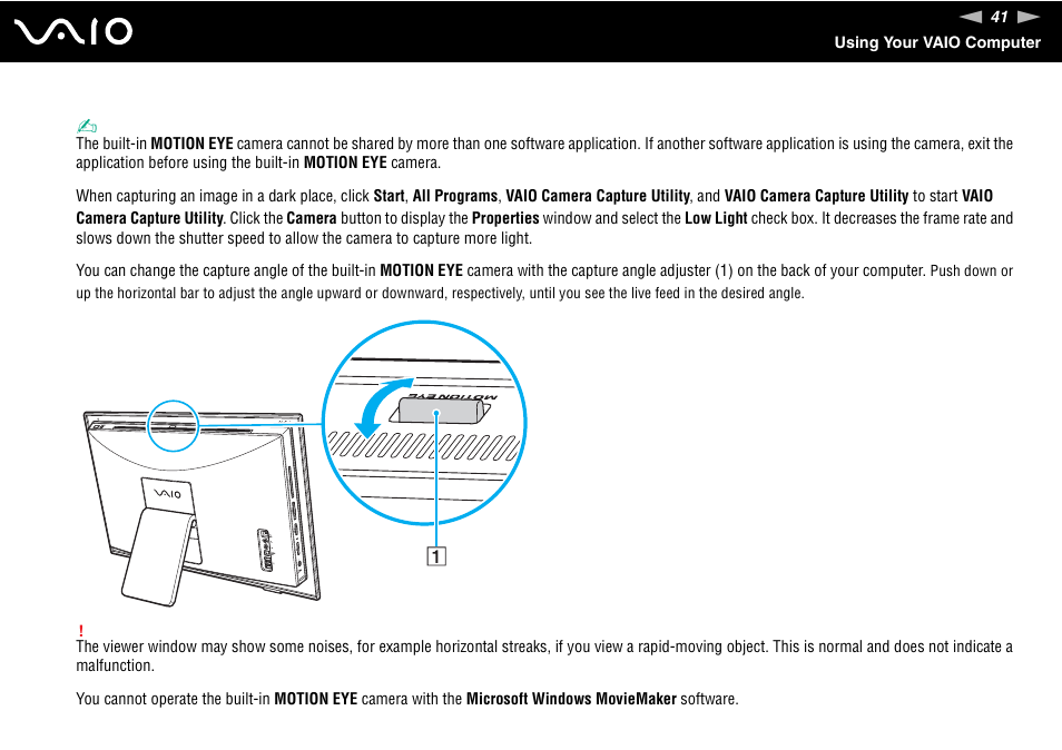 Sony VGC-LT18E User Manual | Page 41 / 191