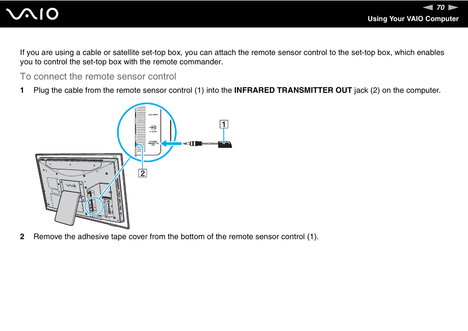 Sony VGC-LT18E User Manual | Page 70 / 191