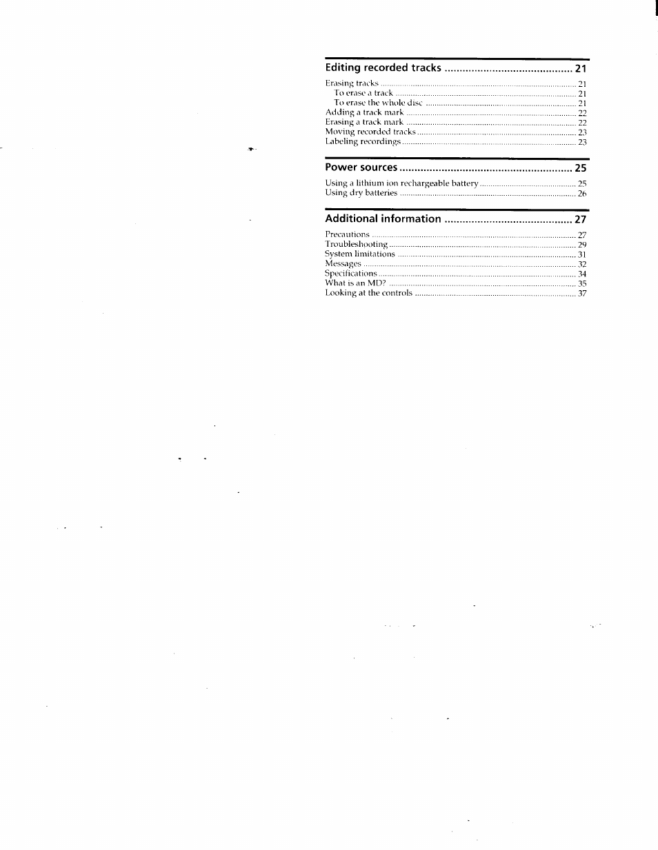 Sony MZ-R50 User Manual | Page 5 / 195