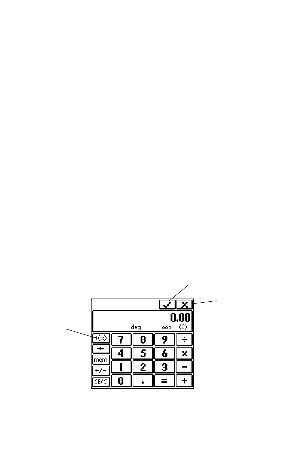 Entering data, Number input screen | Sony PEG-TG50 User Manual | Page 21 / 40