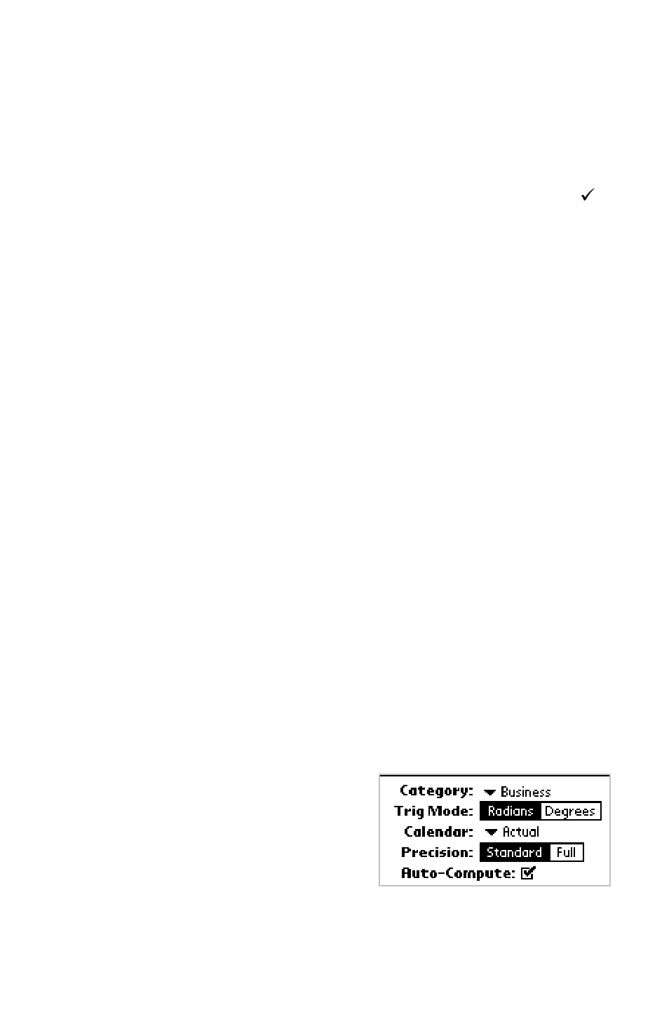 Template & variable settings, Date selector, Time selector | Template preferences | Sony PEG-TG50 User Manual | Page 22 / 40