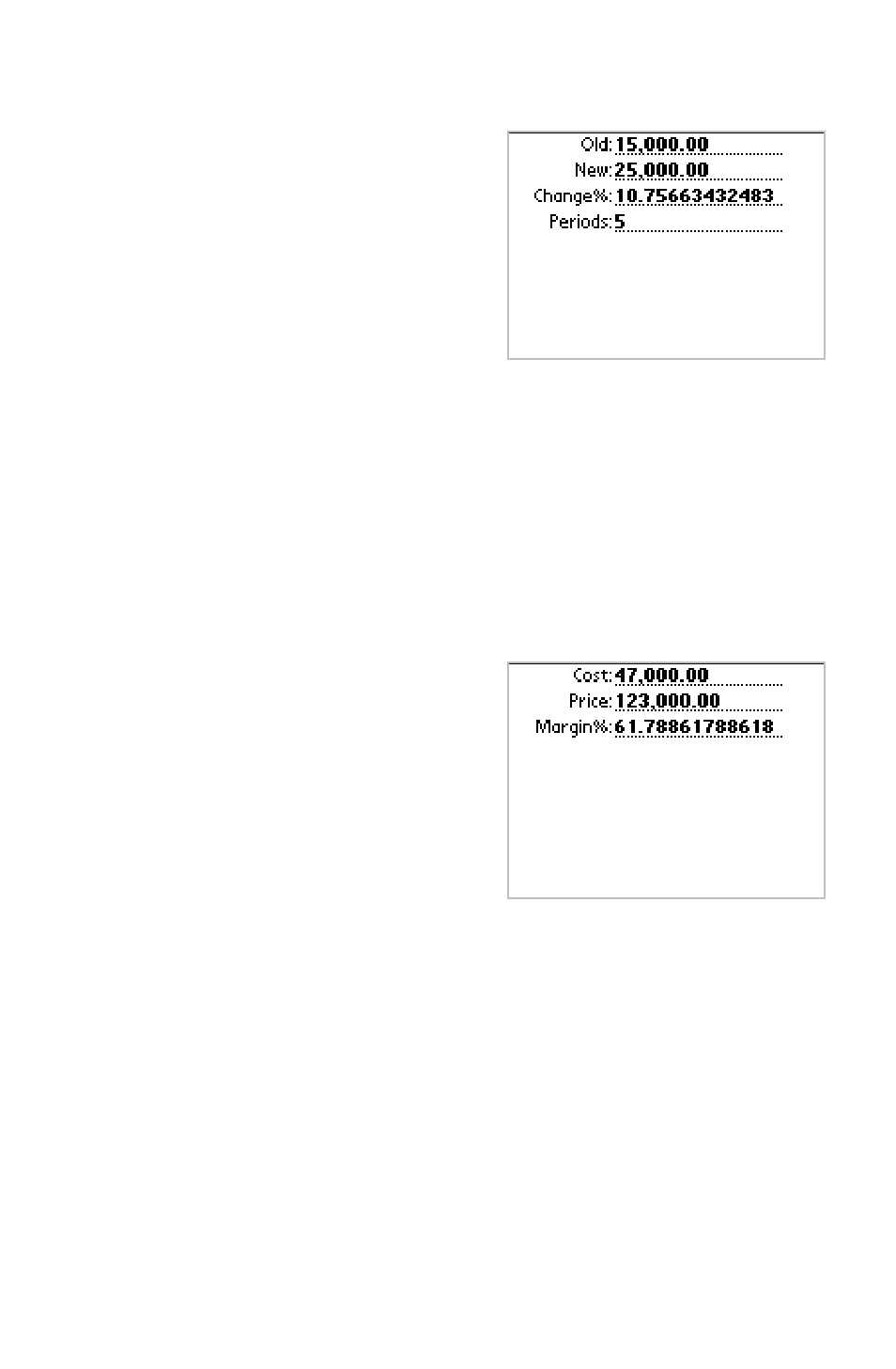 Profit margin, Sales tax | Sony PEG-TG50 User Manual | Page 26 / 40