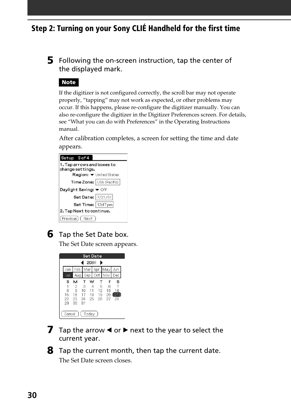 Sony PEG-NR70V User Manual | Page 30 / 68