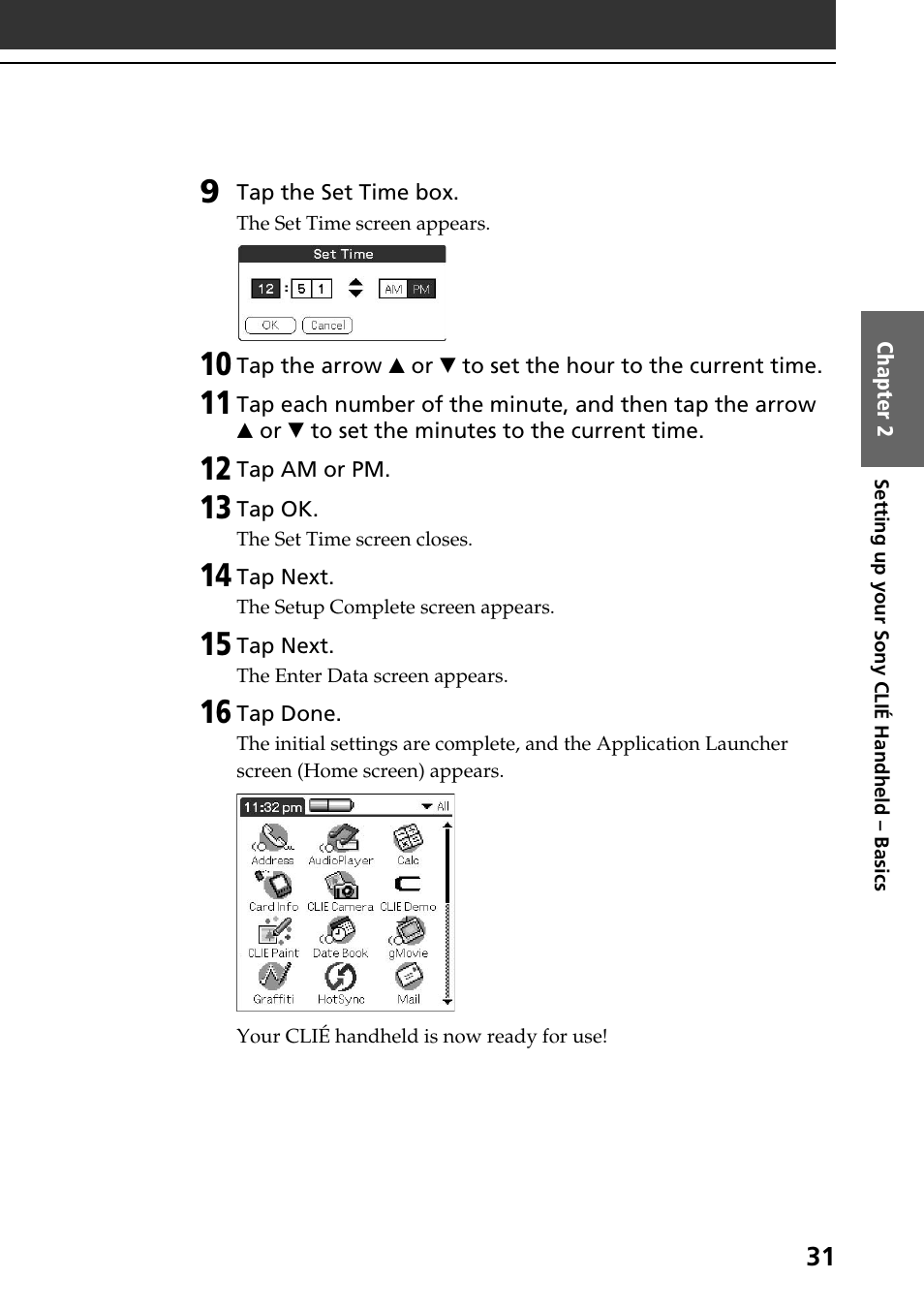 Sony PEG-NR70V User Manual | Page 31 / 68