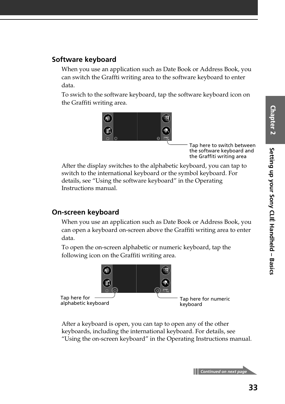 Sony PEG-NR70V User Manual | Page 33 / 68