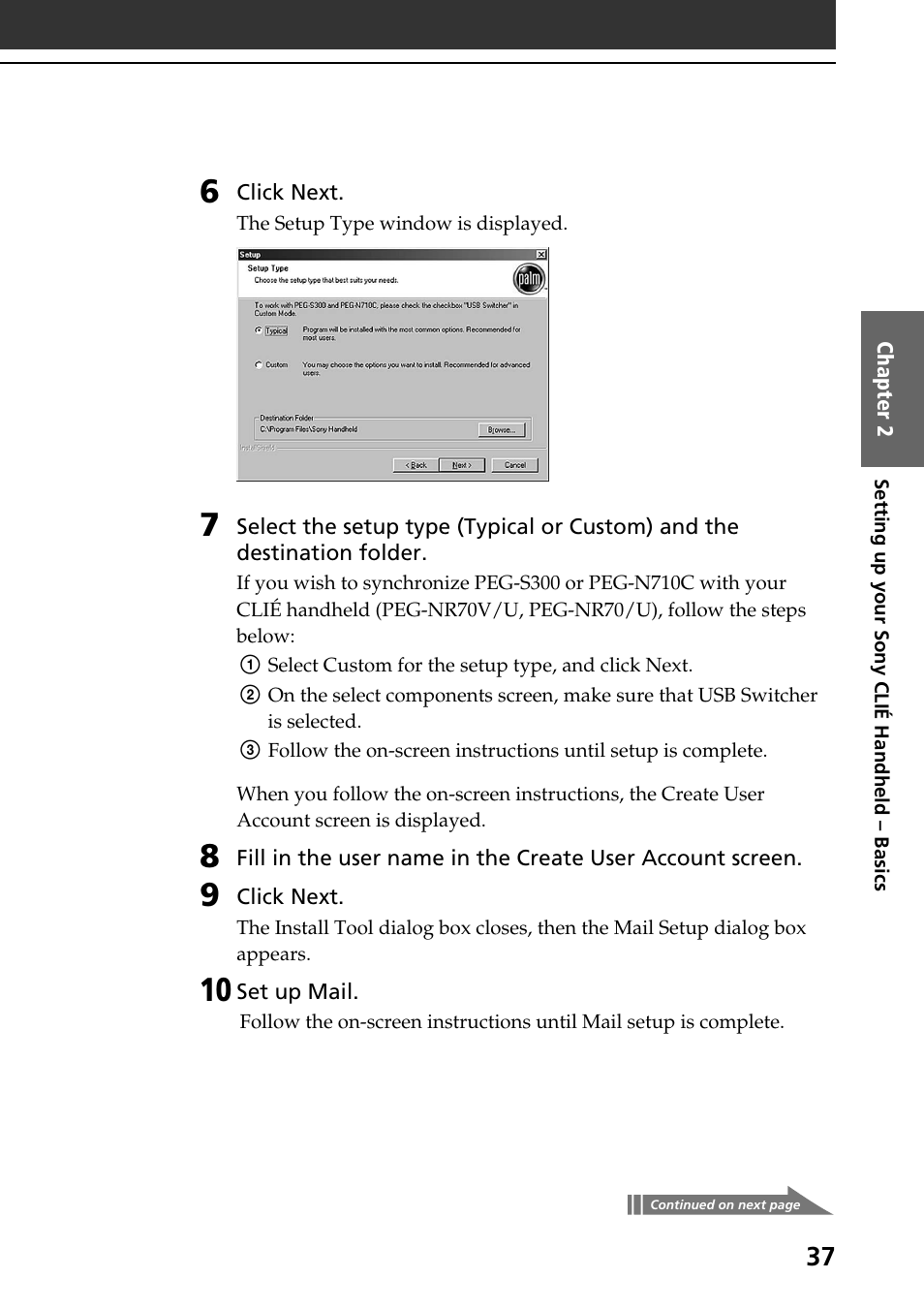 Sony PEG-NR70V User Manual | Page 37 / 68