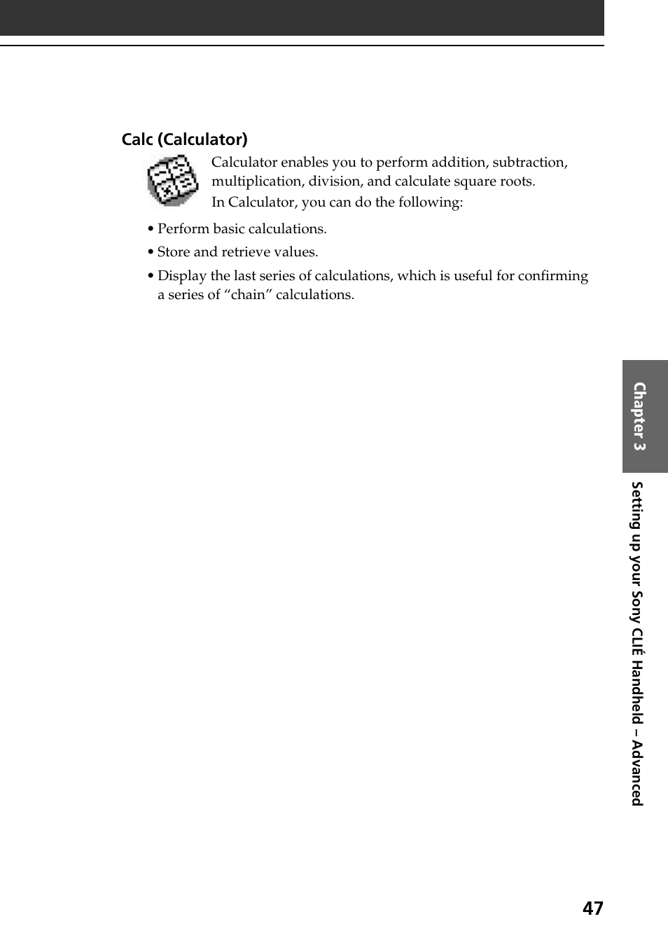 Sony PEG-NR70V User Manual | Page 47 / 68