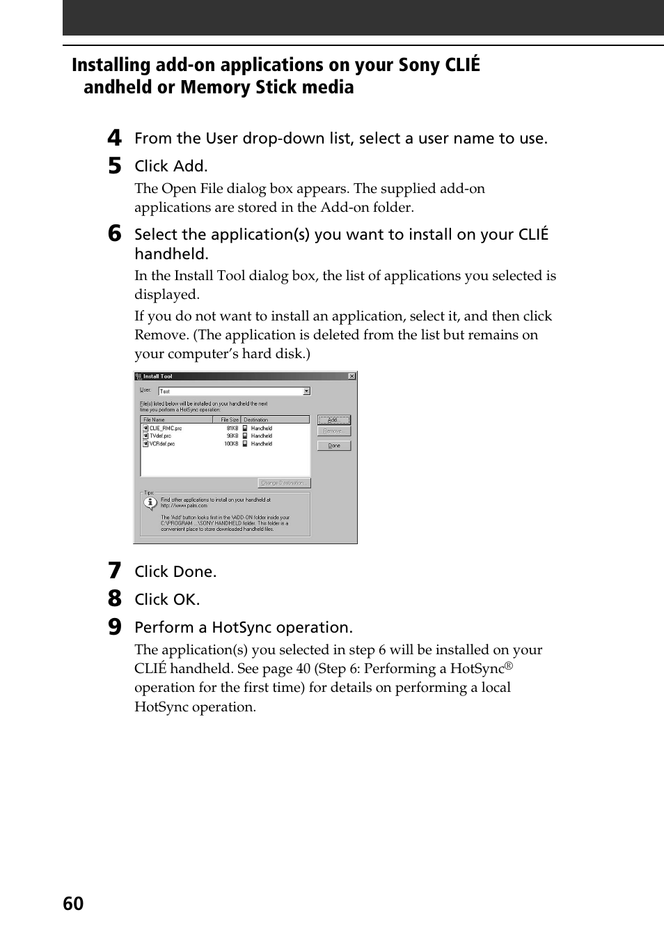 Sony PEG-NR70V User Manual | Page 60 / 68
