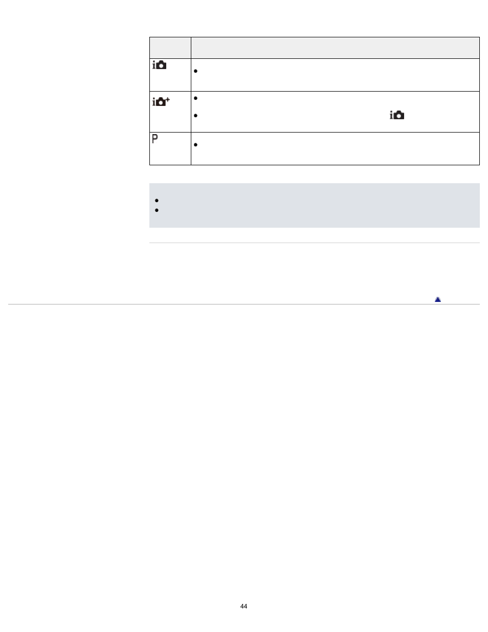 Sony DSC-RX1 User Manual | Page 44 / 267