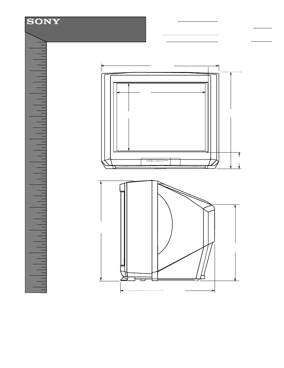 Sony KV-27V42 User Manual | 1 page