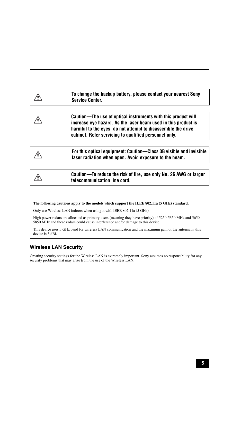 Sony VGN-N220E User Manual | Page 5 / 20