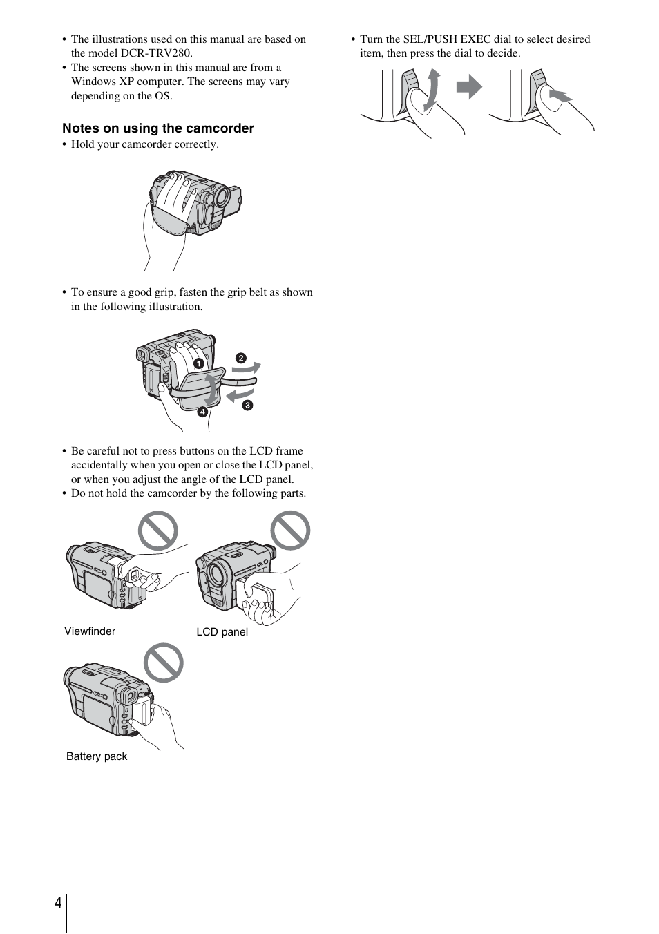 Sony CCD-TRV338 User Manual | Page 4 / 112