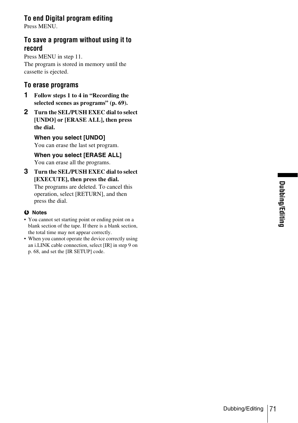 Sony CCD-TRV338 User Manual | Page 71 / 112