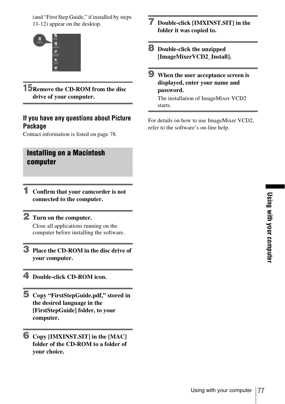 Sony CCD-TRV338 User Manual | Page 77 / 112