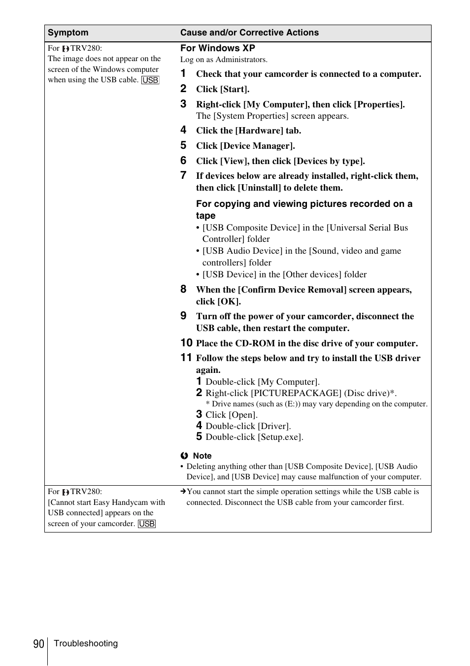 Sony CCD-TRV338 User Manual | Page 90 / 112