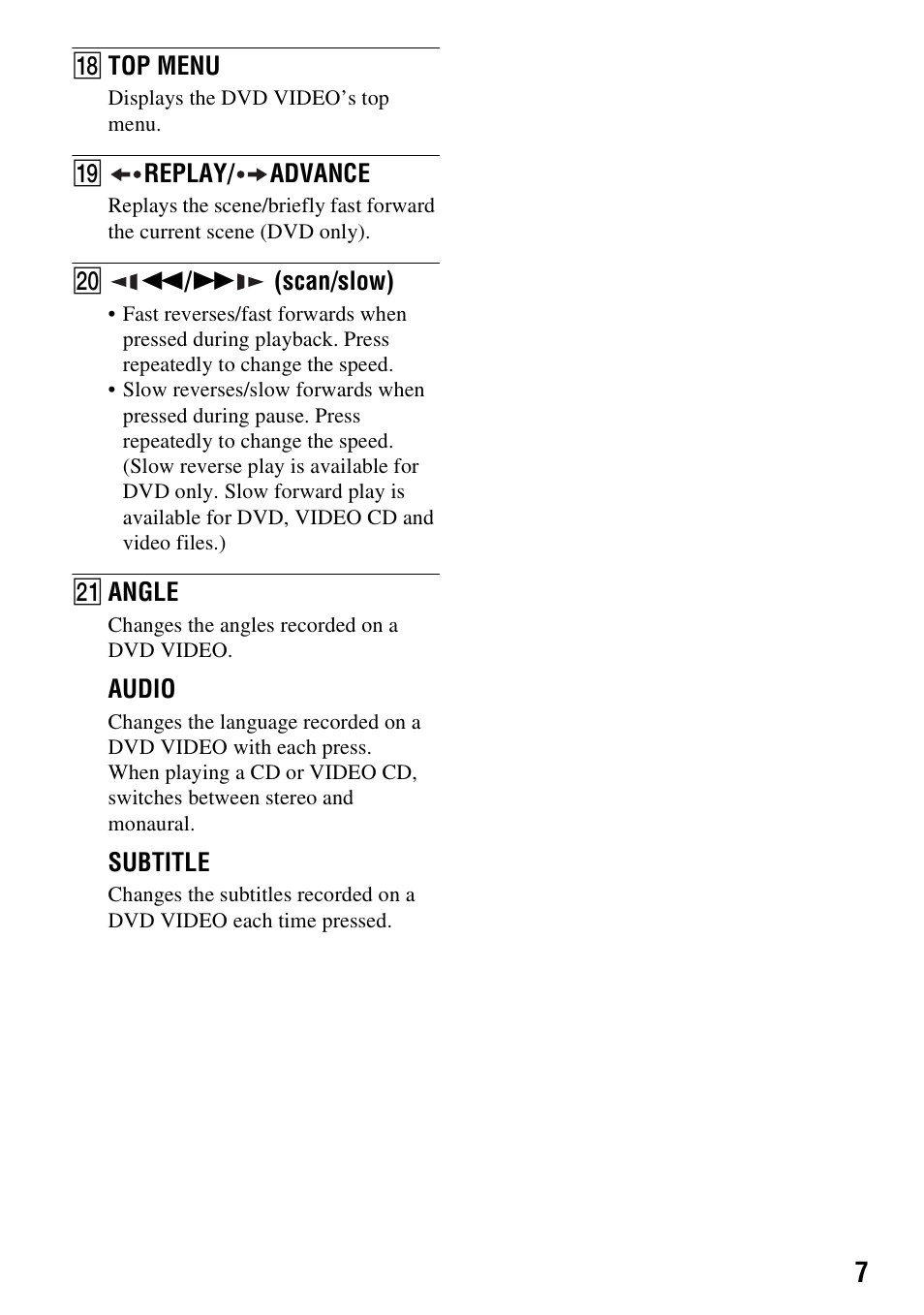 Sony DVP-FX980 User Manual | Page 7 / 28