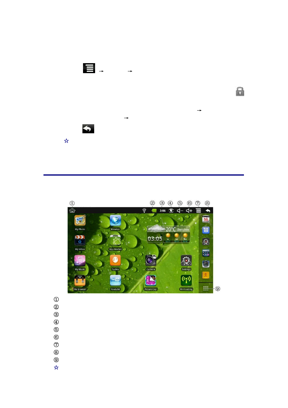 Wi-fi network setup, 7 desktop | Alcatel ID702WTA User Manual | Page 6 / 29