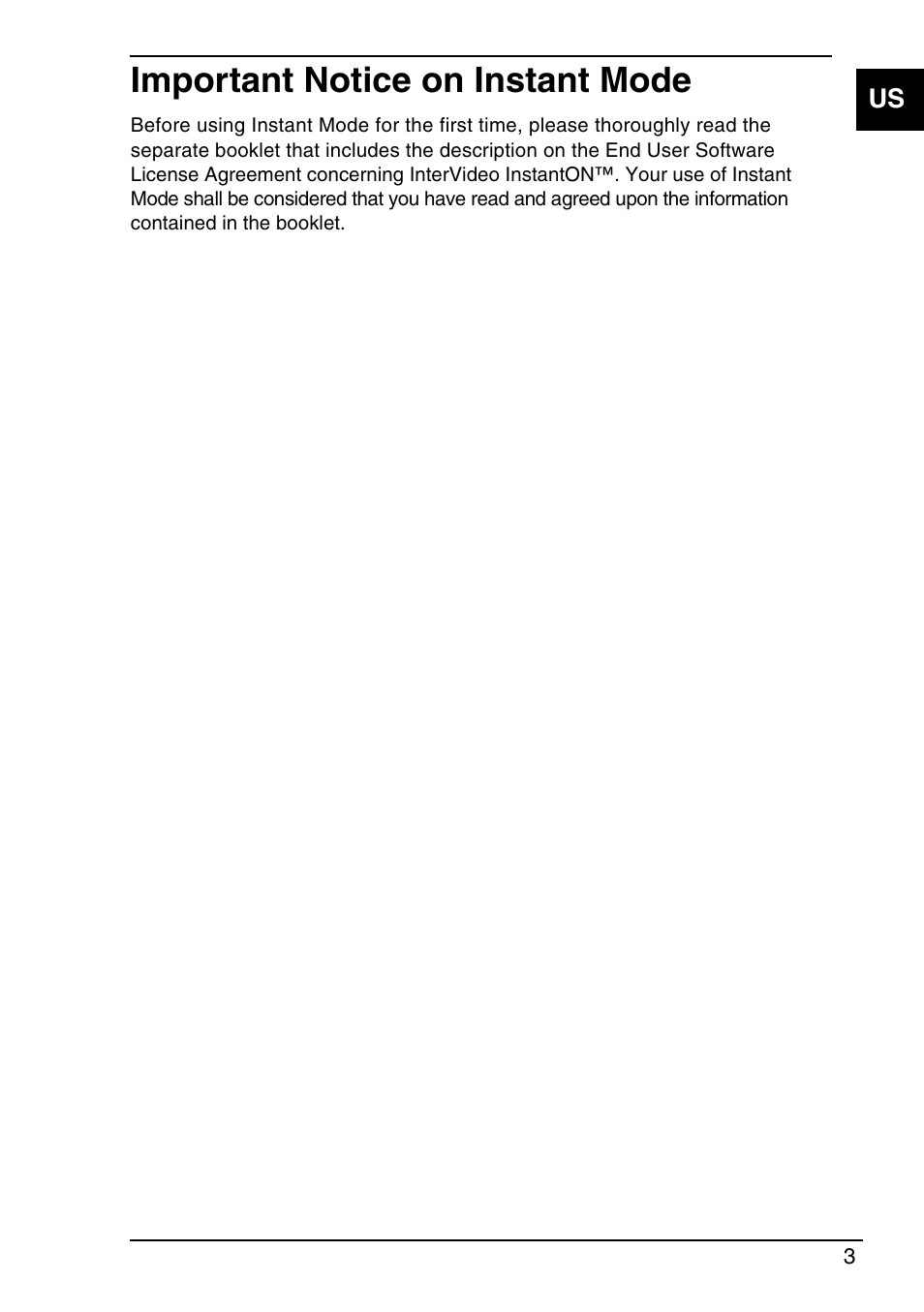Important notice on instant mode | Sony VGN-TXN19P User Manual | Page 5 / 40