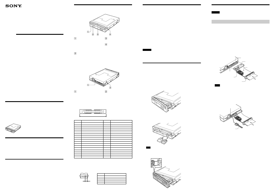 Sony MPF920-Z User Manual | 2 pages