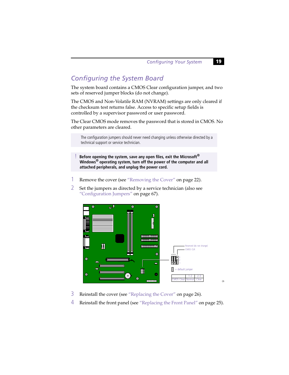 Configuring the system board, Game connector | Sony PCV-R558DS User Manual | Page 33 / 118