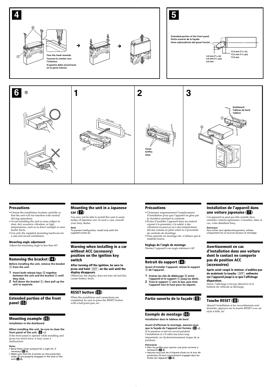 Sony CDX-M800MP User Manual | Page 3 / 4