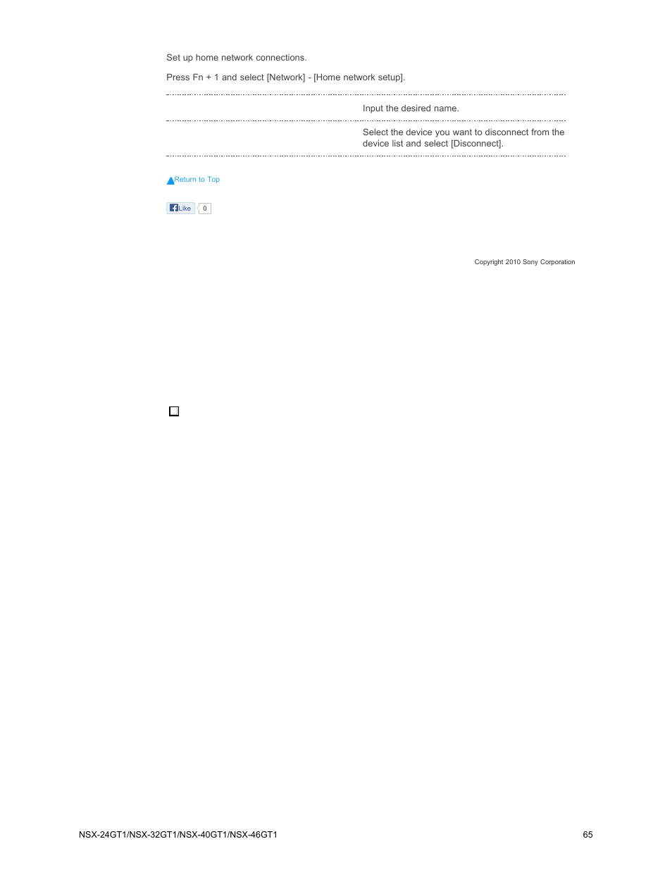 Home network setup | Sony NSX-32GT1 User Manual | Page 65 / 103