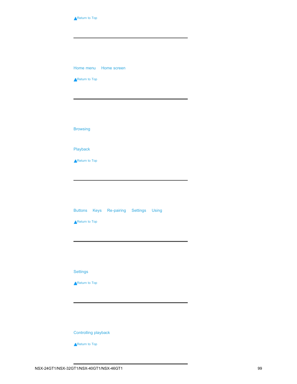 Sony NSX-32GT1 User Manual | Page 99 / 103