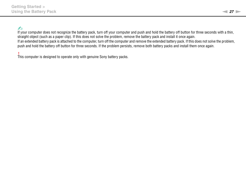 Sony VPCSC1AFM User Manual | Page 27 / 210