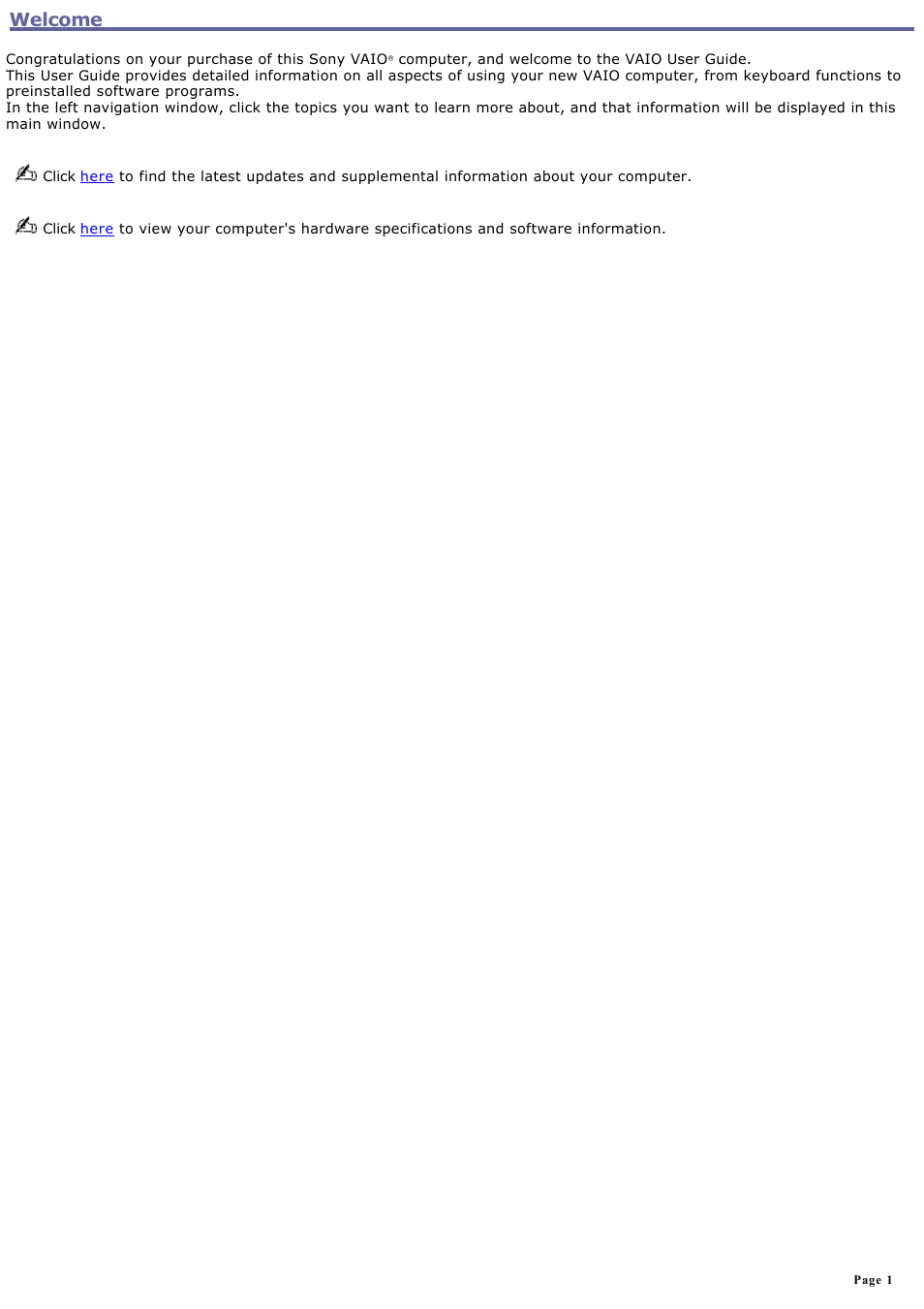 Sony PCG-NVR23 User Manual | 169 pages