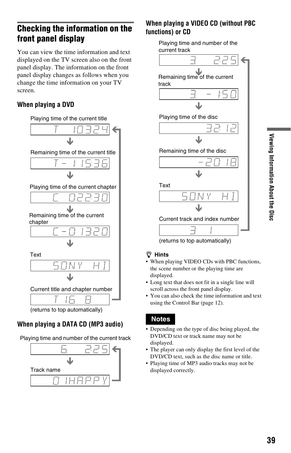 Me (39) | Sony DVP-NS325 User Manual | Page 39 / 66