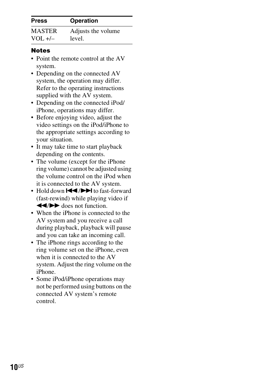 Sony HT-SS380 User Manual | Page 10 / 36