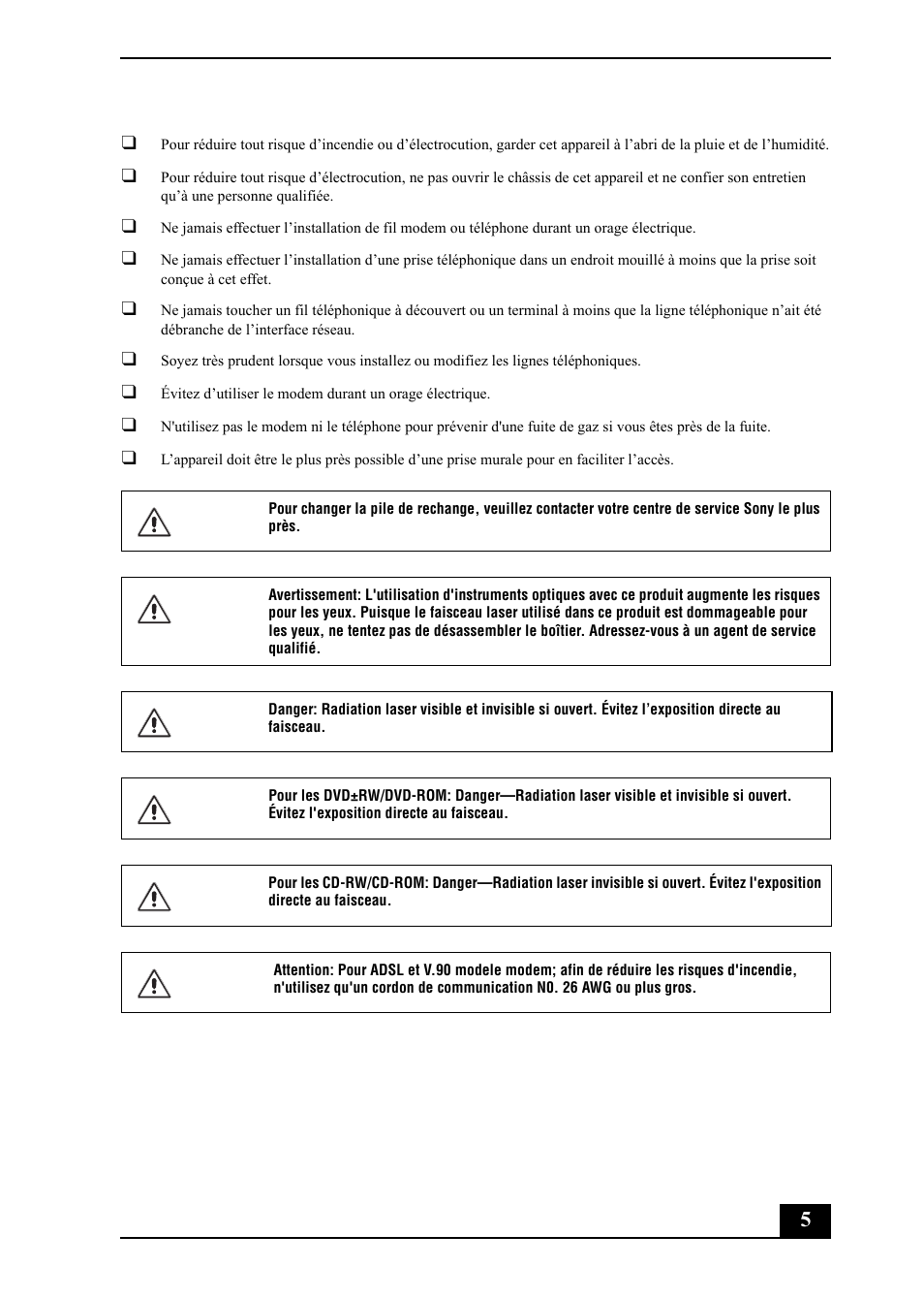 Sony VGC-RB64GY User Manual | Page 5 / 10