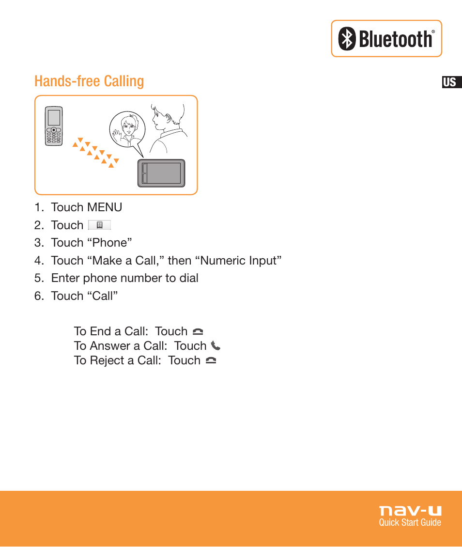 Hands-free calling | Sony NV-U83T User Manual | Page 21 / 68