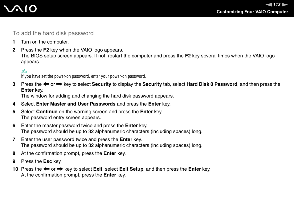 Sony VGN-TZ198N User Manual | Page 113 / 232