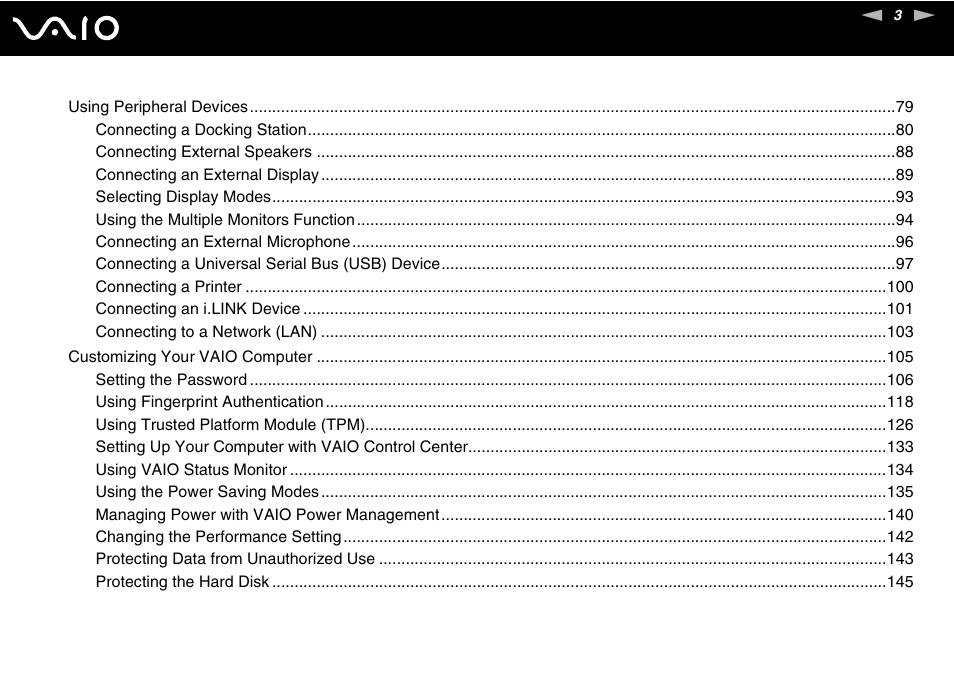 Sony VGN-TZ198N User Manual | Page 3 / 232