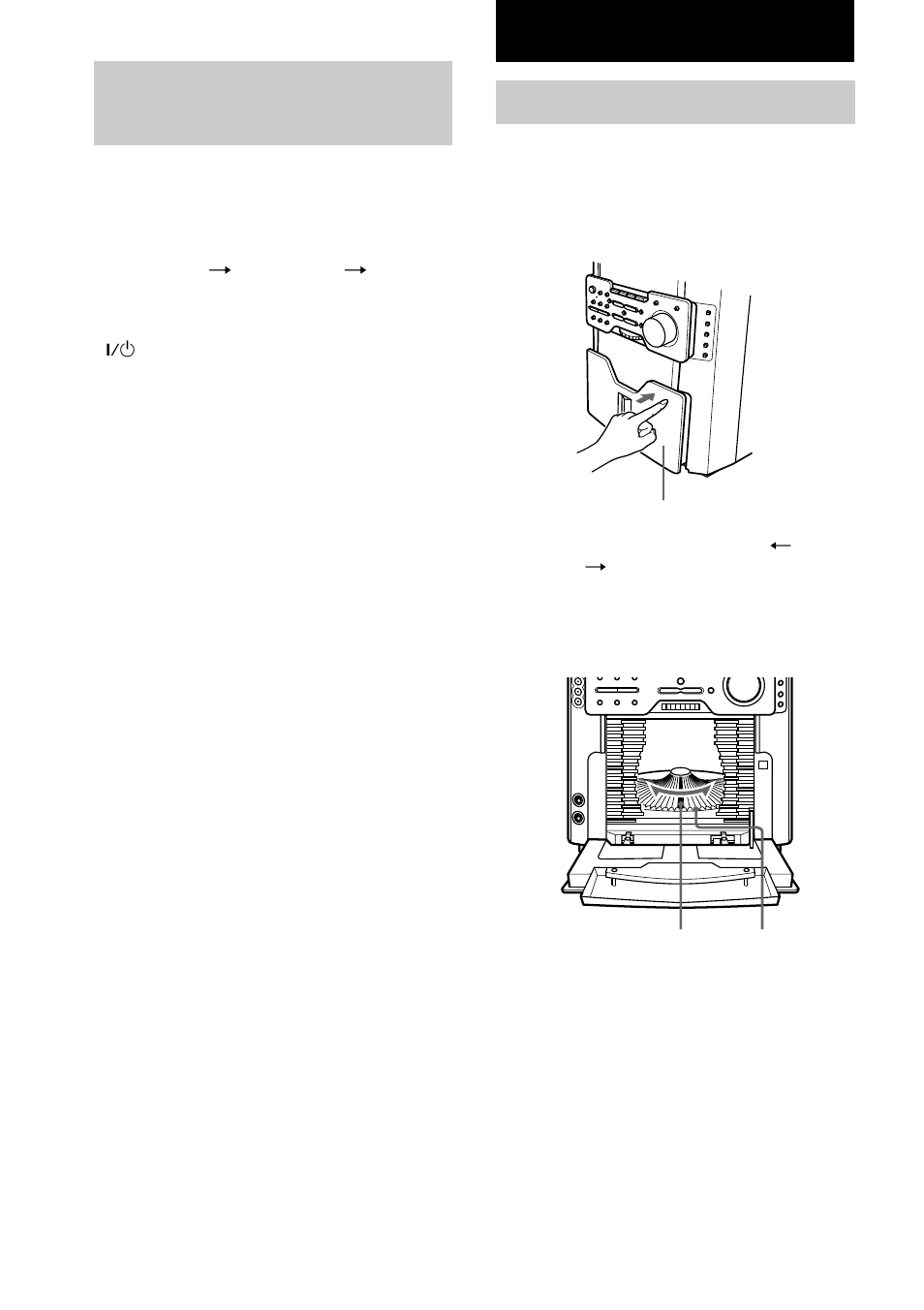 Saving the power in standby mode, Loading a cd | Sony MHC-MG310AV User Manual | Page 12 / 40