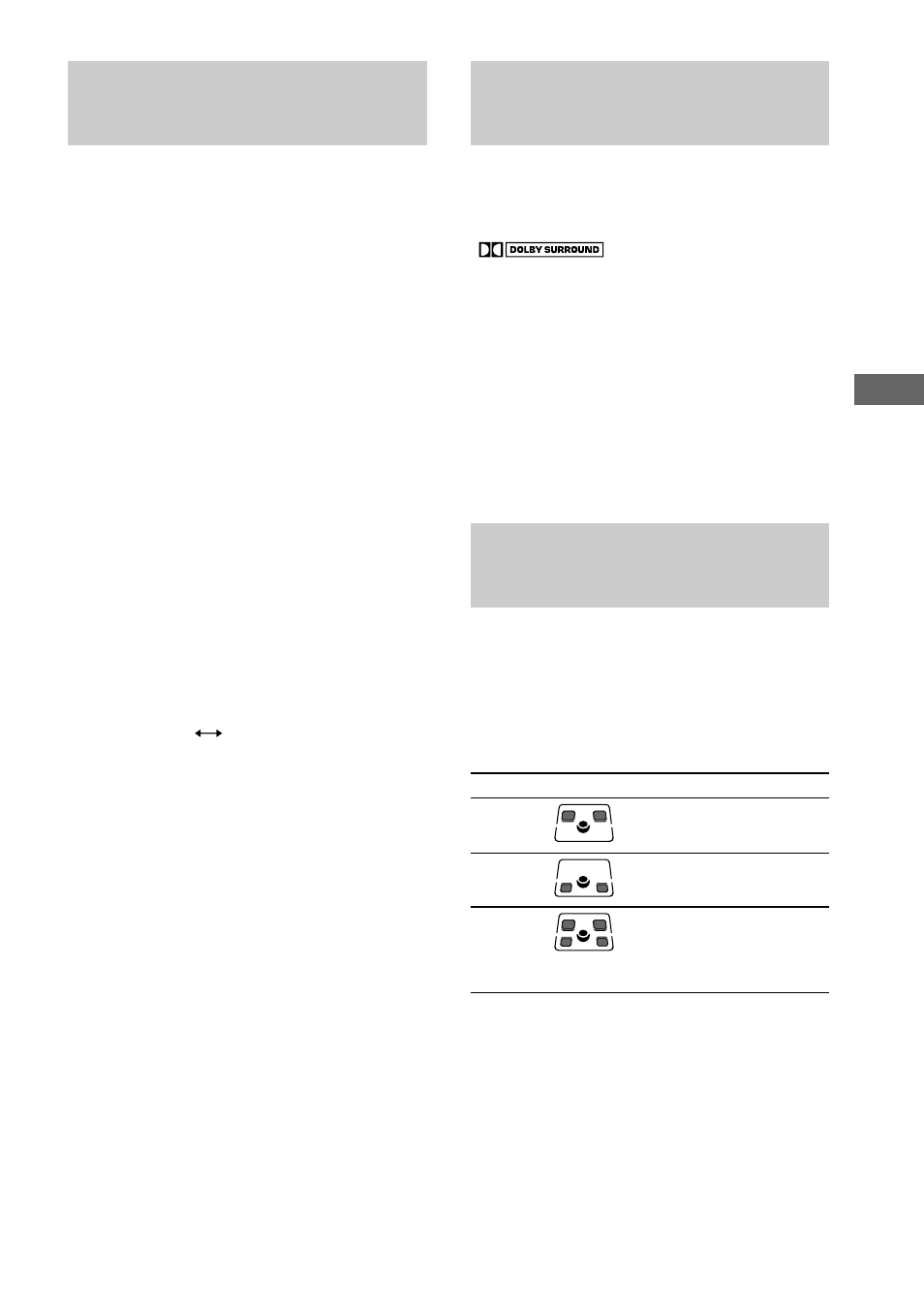 Selecting the surround effect, Enjoying dolby pro logic surround sound, Enjoying dolby pro logic surround | Sound, Selecting the sound formation, Multi room selector | Sony MHC-MG310AV User Manual | Page 25 / 40