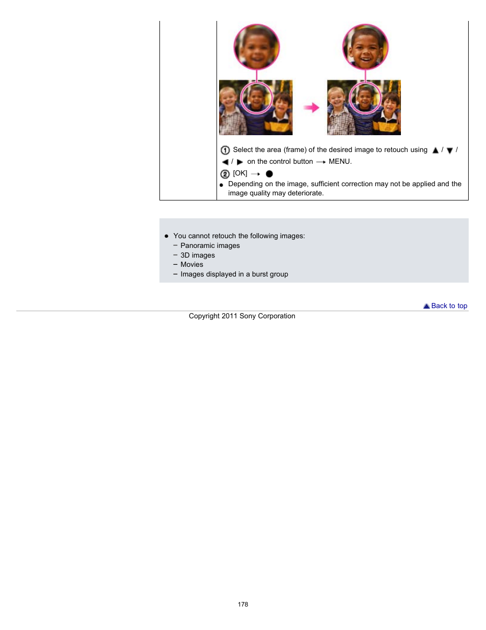 Sony DSC-HX100V User Manual | Page 178 / 297