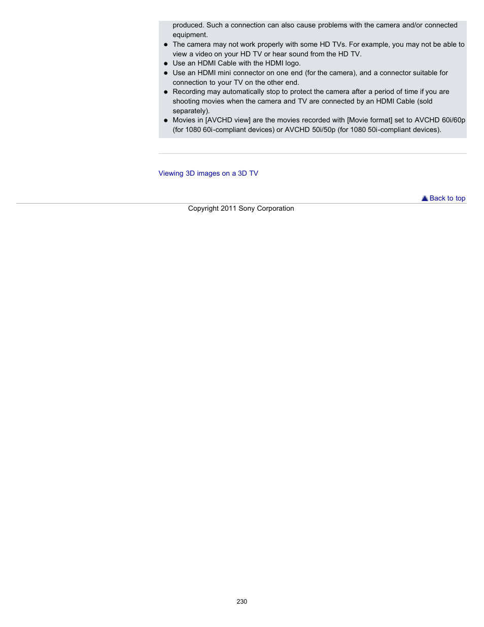 Sony DSC-HX100V User Manual | Page 230 / 297