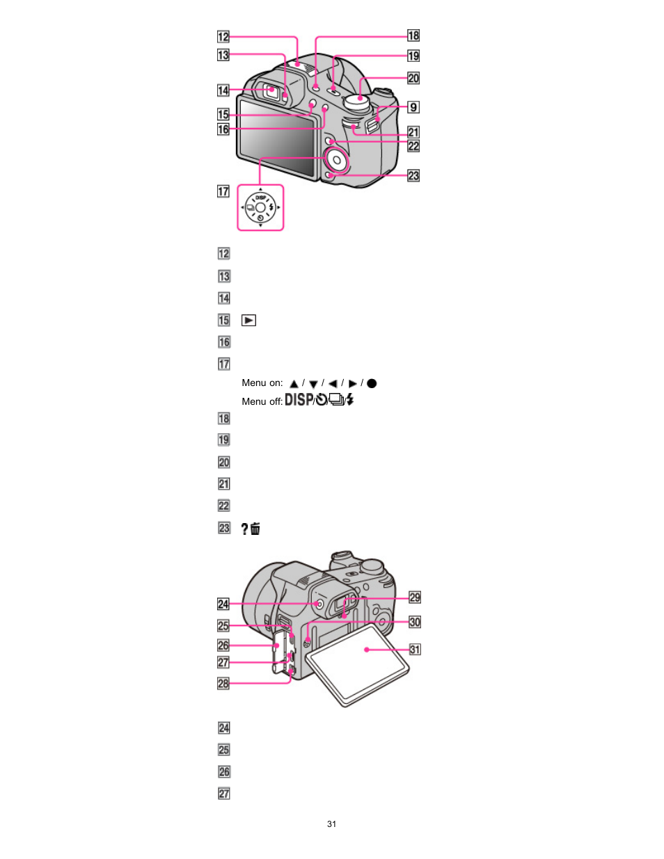 Sony DSC-HX100V User Manual | Page 31 / 297