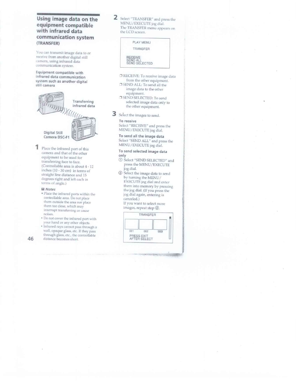 Sony DSC-F1 User Manual | Page 46 / 60