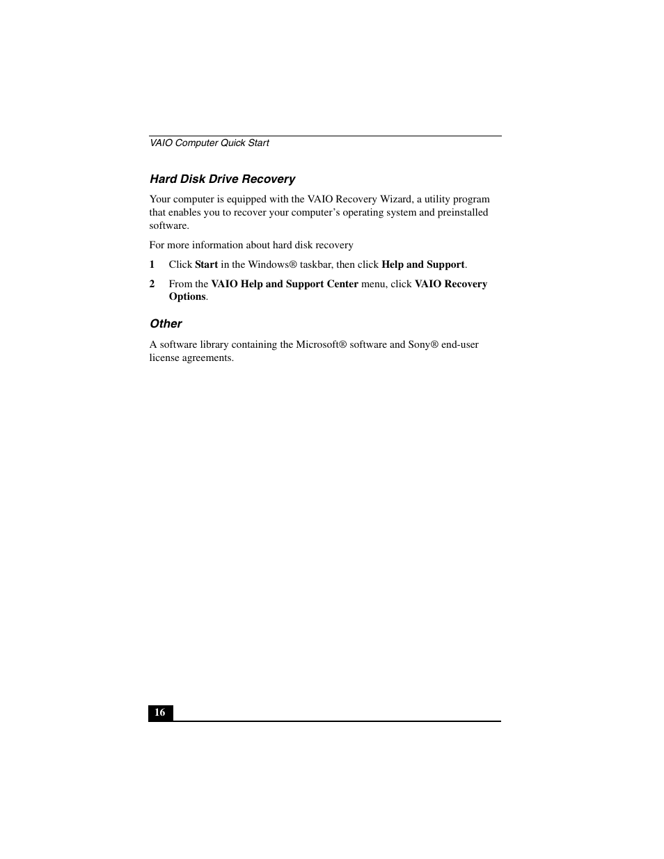 Sony PCV-V310P User Manual | Page 16 / 54